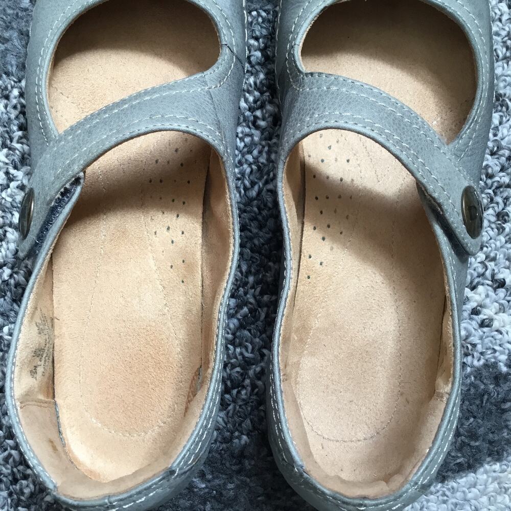 Naturalizer Mary Jane Comfort Flat Leather Shoes Round Toe Sz 8.5 - Picture 7 of 8